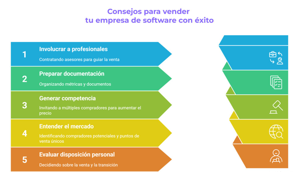 Claves de M&A para vender tu empresa de software